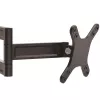 StarTech.com Wall-Mount Monitor Arm - Dual Swivel, 15 kg, 33 cm (13 inch), 68.6 cm (27 inch), 75 x 75 mm, 100 x 100 mm, Black