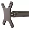 StarTech.com Wall-Mount Monitor Arm - Dual Swivel, 15 kg, 33 cm (13 inch), 68.6 cm (27 inch), 75 x 75 mm, 100 x 100 mm, Black