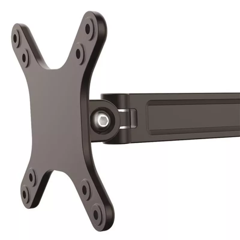 StarTech.com Wall-Mount Monitor Arm - Dual Swivel, 15 kg, 33 cm (13 inch), 68.6 cm (27 inch), 75 x 75 mm, 100 x 100 mm, Black