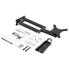 StarTech.com Wall-Mount Monitor Arm - Dual Swivel, 15 kg, 33 cm (13 inch), 68.6 cm (27 inch), 75 x 75 mm, 100 x 100 mm, Black
