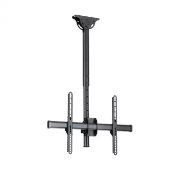 StarTech.com TV Ceiling Mount - Full-Motion Universal Hanging Single Screen Mount with Adjustable Telescopic Short Pole - Tilt / Swivel - VESA Bracket for 32”-75 inch Displays