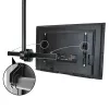 StarTech.com TV Ceiling Mount - Full-Motion Universal Hanging Single Screen Mount with Adjustable Telescopic Short Pole - Tilt / Swivel - VESA Bracket for 32”-75 inch Displays
