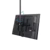 StarTech.com TV Ceiling Mount - Full-Motion Universal Hanging Single Screen Mount with Adjustable Telescopic Short Pole - Tilt / Swivel - VESA Bracket for 32”-75 inch Displays