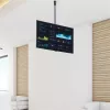 StarTech.com TV Ceiling Mount - Full-Motion Universal Hanging Single Screen Mount with Adjustable Telescopic Short Pole - Tilt / Swivel - VESA Bracket for 32”-75 inch Displays