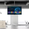 StarTech.com TV Ceiling Mount - Full-Motion Universal Hanging Single Screen Mount with Adjustable Telescopic Short Pole - Tilt / Swivel - VESA Bracket for 32”-75 inch Displays