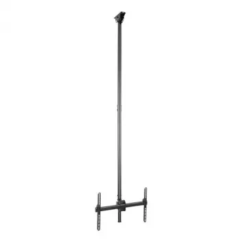 StarTech.com TV Ceiling Mount - Full-Motion Universal Hanging Single Screen Mount with Adjustable Telescopic Long Pole - Tilt / Swivel - VESA Bracket for 32”-75 inch Displays