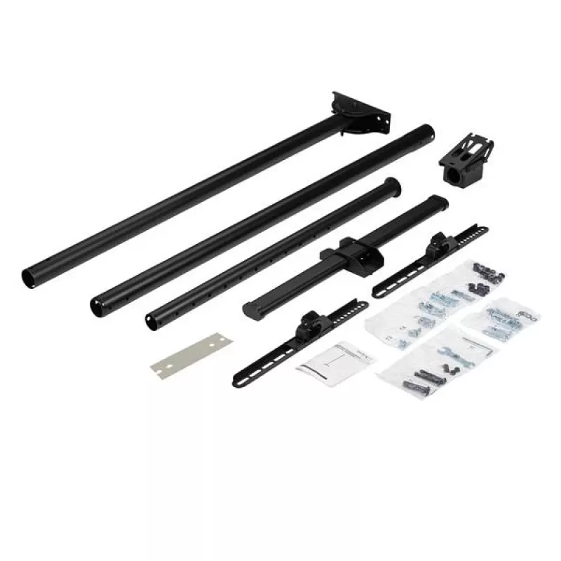 StarTech.com TV Ceiling Mount - Full-Motion Universal Hanging Single Screen Mount with Adjustable Telescopic Long Pole - Tilt / Swivel - VESA Bracket for 32”-75 inch Displays