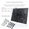 StarTech.com TV Ceiling Mount - Full-Motion Universal Hanging Single Screen Mount with Adjustable Telescopic Long Pole - Tilt / Swivel - VESA Bracket for 32”-75 inch Displays