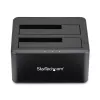 StarTech.com Dual-Bay USB 3.0 to SATA Hard Drive Docking Station, USB Hard Drive Dock, External 2.5/3.5 inch SATA I/II/III SSD/HDD Docking Station, Hot-Swap Hard Drive Bays, Top-Loading
