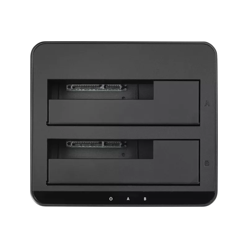 StarTech.com Dual-Bay USB 3.0 to SATA Hard Drive Docking Station, USB Hard Drive Dock, External 2.5/3.5 inch SATA I/II/III SSD/HDD Docking Station, Hot-Swap Hard Drive Bays, Top-Loading
