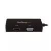 StarTech.com USB-C Multiport Video Adapter - 3-in-1 - 4K 30Hz - Black
