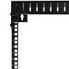 StarTech.com 15U 19 inch Wall Mount Network Rack - 12 inch Deep 2 Post Open Frame Server Room Rack for Data/AV/IT/Computer Equipment/Patch Panel with Cage Nuts & Screws 200lb Capacity, Black