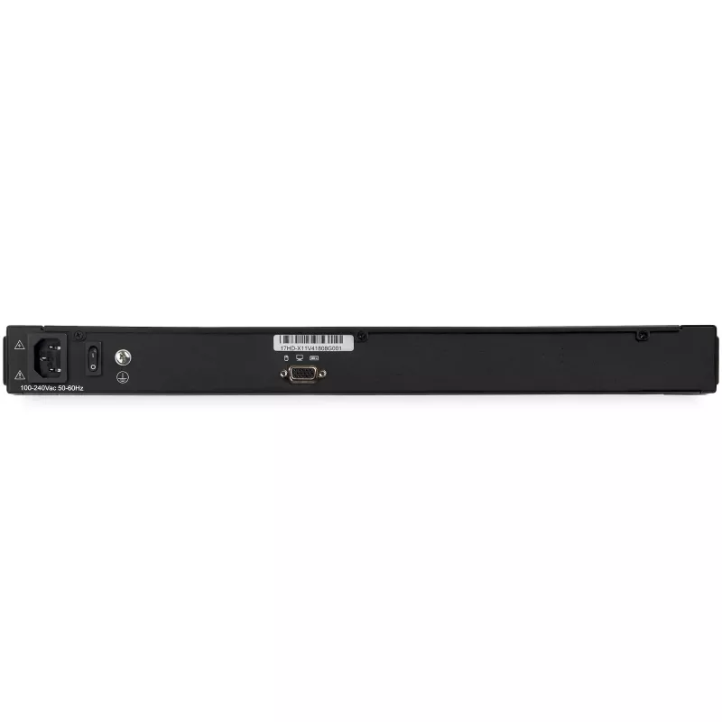 StarTech.com Rackmount KVM Console HD 1080p - Single Port VGA KVM with 17 inch LCD Monitor for Server Rack - Fully Featured 1U LCD KVM Drawer w/Cables & Hardware - USB Support - 50,000 MTBF