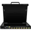 StarTech.com 8 Port Rackmount KVM Console w/ 6ft Cables - Integrated KVM Switch w/ 17 inch LCD Monitor - Fully Featured 1U LCD KVM Drawer- OSD KVM - Durable 50,000 MTBF - USB + VGA Support