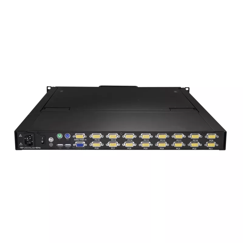 StarTech.com 16 Port Rackmount KVM Console w/ 6ft Cables - Integrated KVM Switch w/ 19 inch LCD Monitor - Fully Featured 1U LCD KVM Drawer- OSD KVM - Durable 50,000 MTBF - USB + VGA Support
