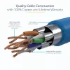 StarTech.com 2m CAT6a Ethernet Cable - 10 Gigabit Shielded Snagless RJ45 100W PoE Patch Cord - 10GbE STP Network Cable w/Strain Relief - Blue Individually Tested/Wiring is UL Certified/TIA