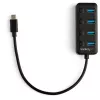 StarTech.com 4 Port USB C Hub - USB-C to 4x USB 3.0 Type-A Ports with Individual On/Off Port Switches - SuperSpeed 5Gbps USB 3.1/3.2 Gen 1 - USB Bus Powered - Portable - 25cm Attached Cable~4 Port USB C Hub - USB-C to 4x USB 3.0 Type-A Ports with Individual On/Off Port Switches - SuperSpeed USB 3.2 Gen 1 (5Gbps) - USB Bus Powered - Portable - 10 inch Attached Cable