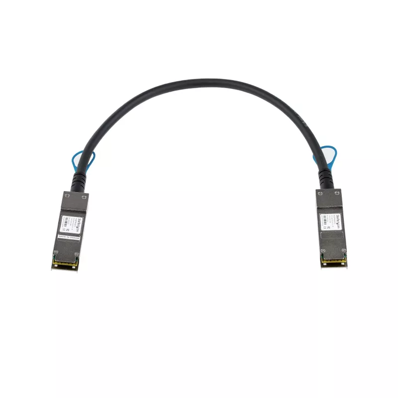 StarTech.com Juniper EX-QSFP-40GE-DAC-50CM Compatible 0.5m 40G QSFP+ to QSFP+ Direct Attach Cable Twinax - 40GbE QSFP+ Copper DAC 40 Gbps Low Power Passive Transceiver Module DAC