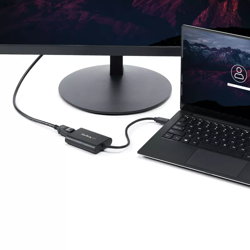 StarTech.com USB 3.0 to DisplayPort Adapter, USB DP Monitor Converter for Windows, 4K (no support for macOS/ChromeOS/Linux) - TAA