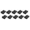 StarTech.com LC SFP Dust Covers - 10 Pack, LC, Rubber, Black, Network switch, 18 mm, 15 mm