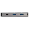 StarTech.com 3 Port USB C Hub with Gigabit Ethernet RJ45 GbE Port - 2x USB-A, 1x USB-C - SuperSpeed 10Gbps USB 3.1/3.2 Gen 2 Type C Hub Adapter - USB Bus Powered - Aluminum - Works w/TB3~3 Port USB C Hub with Gigabit Ethernet RJ45 GbE Port - 2x USB-A, 1x USB-C - SuperSpeed 10Gbps USB 3.2 Gen 2 Type C Hub Adapter - USB Bus Powered - Aluminum - Works w/TB3