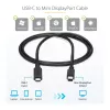 StarTech.com 6 ft. (1.8 m) USB-C to Mini DisplayPort Cable - 4K 60Hz - Black