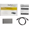 StarTech.com USB C Dock - 4K Dual Monitor DisplayPort - Mini Laptop Docking Station - 100W Power Delivery Passthrough - GbE, 2-Port USB-A Hub - USB Type-C Multiport Adapter - 3.3' Cable