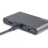 StarTech.com USB C Dock - 4K Dual Monitor DisplayPort - Mini Laptop Docking Station - 100W Power Delivery Passthrough - GbE, 2-Port USB-A Hub - USB Type-C Multiport Adapter - 3.3' Cable