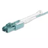 StarTech.com 10m (30ft) MTP(F)/PC to 4x LC/PC Duplex Breakout OM3 Multimode Fiber Optic Cable, OFNP Plenum, 40G Networks, Low Insertion Loss - Fiber Jumper Cord