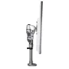 StarTech.com Desk Mount Dual Monitor Arm - Premium Articulating Monitor Arm - up to 30” VESA Mount Displays - Height Adjustable Monitor Mount - Rotate/Tilt/Swivel - Clamp/Grommet - Silver
