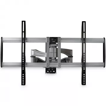 StarTech.com Full Motion TV Wall Mount - Heavy Duty Articulating TV Wall Mount Bracket for 32 inch to 75 inch (165lb/75kg) VESA Display - Universal Adjustable Tilt/Swivel Flat Screen Arm - Silver