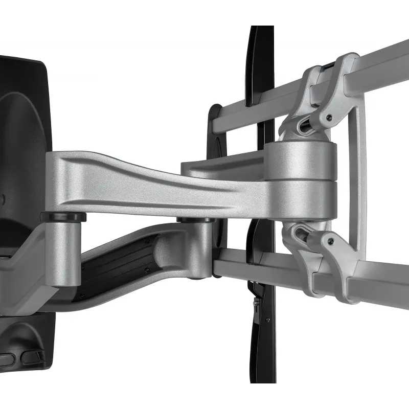StarTech.com Full Motion TV Wall Mount - Heavy Duty Articulating TV Wall Mount Bracket for 32 inch to 75 inch (165lb/75kg) VESA Display - Universal Adjustable Tilt/Swivel Flat Screen Arm - Silver