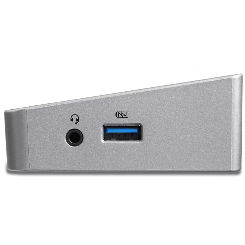 StarTech.com 4K USB-C Dock, Triple UHD 4K Monitor Docking Station, Mac & Windows, USB C to HDMI & DisplayPort, 100W Power Delivery, 5x USB 5Gbps Hub - TAA