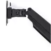 StarTech.com Desk Mount Monitor Arm - Heavy Duty Ergonomic VESA Monitor Arm - Single 9kg Display - Full Motion, Height Adjustable, Articulating - Aluminum - C-Clamp/Grommet- Black