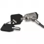 StarTech.com 6ft (2m) Laptop Cable Lock with Keys - Keyed Security Cable Lock for Compatible K-Slot Laptops, Desktops, Computers & Other Devices - Anti-Theft Vinyl Coated Steel Cable Lock
