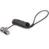 StarTech.com 6ft (1.8m) Self-Coiling Laptop Cable Lock - Portable 3-Digit Combination Security Cable Lock for K-Slot Laptop/Computer/Desktop/Device - Coiled Anti-Theft Steel Cable Lock