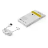 StarTech.com 3ft (1m) Durable USB A to Lightning Cable - White 90° Right Angled Heavy Duty Rugged Aramid Fiber USB Type A to Lightning Charging/Sync Cord - Apple MFi Certified - iPhone
