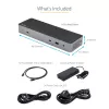 StarTech.com USB C Docking Station for Macbook Pro/Air-M1/M2/M3/M4, Thunderbolt Compatible, HDMI/DisplayPort, Dual 4K 60Hz/Single 8K, USB Type-C Laptop Dock, 96W Power Delivery, USB 10Gbps
