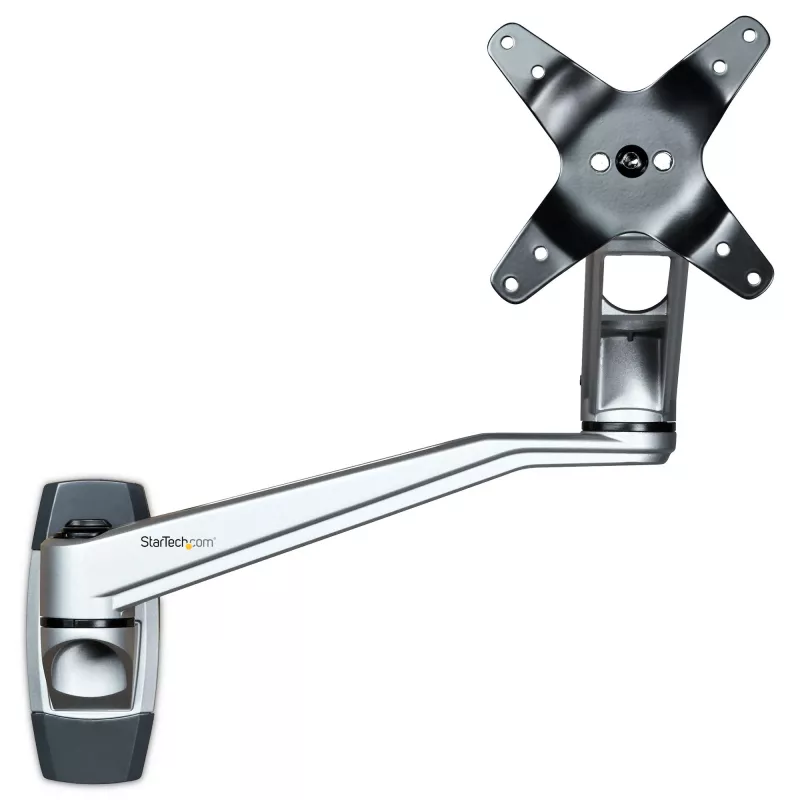 StarTech.com Wall Mount Monitor Arm - Articulating Ergonomic VESA Wall Mount Monitor Arm - 20 inch (52cm) Long - Single Display up to 34 inch - Swivel/Tilt/Rotate - Adjustable Screen Mount