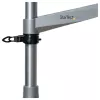 StarTech.com Desk Mount Monitor Arm - VESA or Apple iMac/Thunderbolt or Ultrawide Display up to 14kg - Articulating Height Adjustable Single Desktop Monitor Pole Mount - Clamp/Grommet