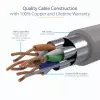 StarTech.com 7m CAT6a Ethernet Cable - 10 Gigabit Shielded Snagless RJ45 100W PoE Patch Cord - 10GbE STP Network Cable w/Strain Relief - Grey Individually Tested/Wiring is UL Certified/TIA