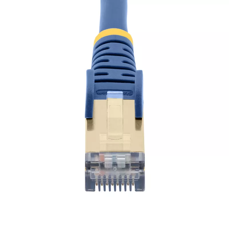 StarTech.com 7m CAT6a Ethernet Cable - 10 Gigabit Shielded Snagless RJ45 100W PoE Patch Cord - 10GbE STP Network Cable w/Strain Relief - Blue Individually Tested/Wiring is UL Certified/TIA