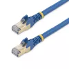 StarTech.com 10m CAT6a Ethernet Cable - 10 Gigabit Shielded Snagless RJ45 100W PoE Patch Cord - 10GbE STP Network Cable w/Strain Relief - Blue Individually Tested/Wiring is UL Certified/TIA