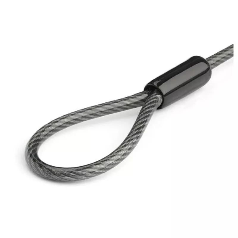 StarTech.com Universal Laptop Cable Lock Expansion Loop - 6” (15cm) Anti Theft 4-Digit Combination K-Slot Lock - Computer Security Cable to Create Twin/Multi-Head Lock for Multiple Devices