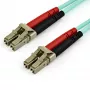 StarTech.com 7m (22ft) LC/UPC to LC/UPC OM4 Multimode Fiber Optic Cable, 50/125µm LOMMF/VCSEL Zipcord Fiber, 100G, Low Insertion Loss - LSZH Fiber Jumper Cord