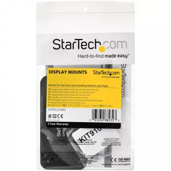 StarTech.com Docking Station Mount - Steel, Steel, Black