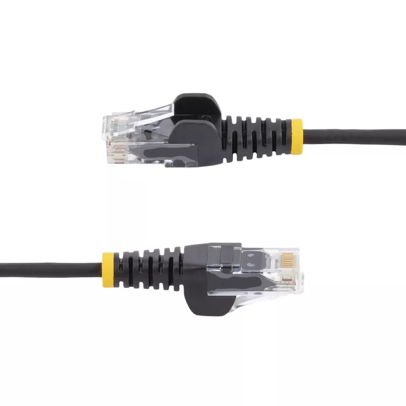 StarTech.com 2.5 m CAT6 Cable - Slim - Snagless RJ45 Connectors - Black