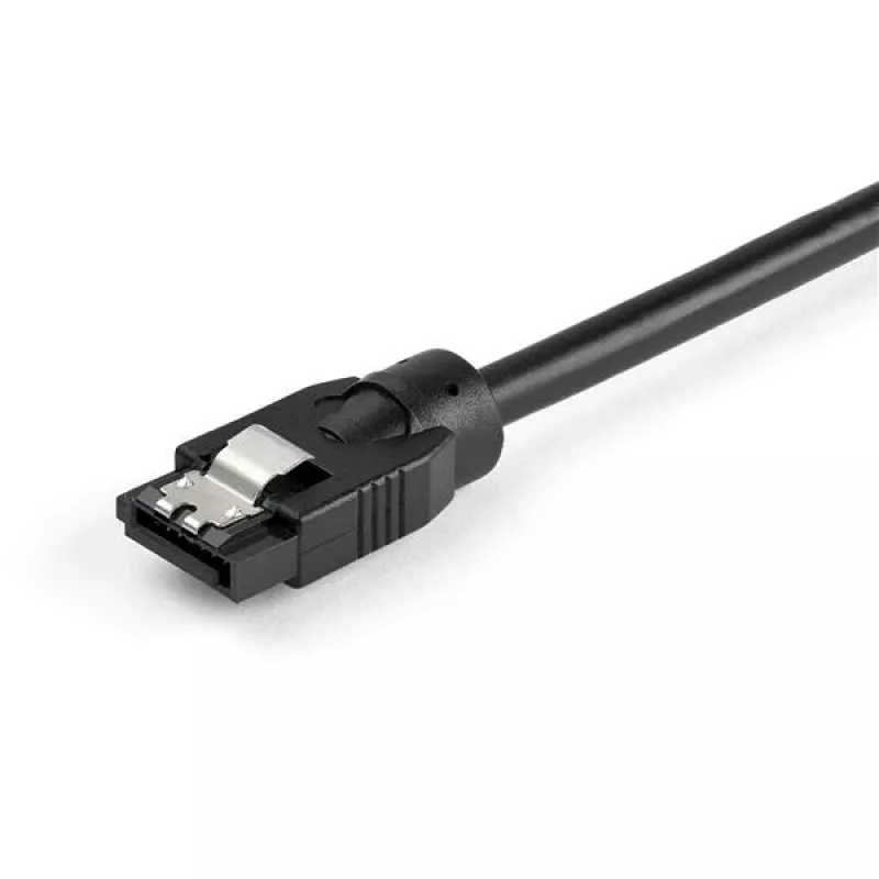 StarTech.com 0.6 m Round SATA Cable, 0.6 m, SATA III, SATA 7-pin, SATA 7-pin, Male/Male, Black