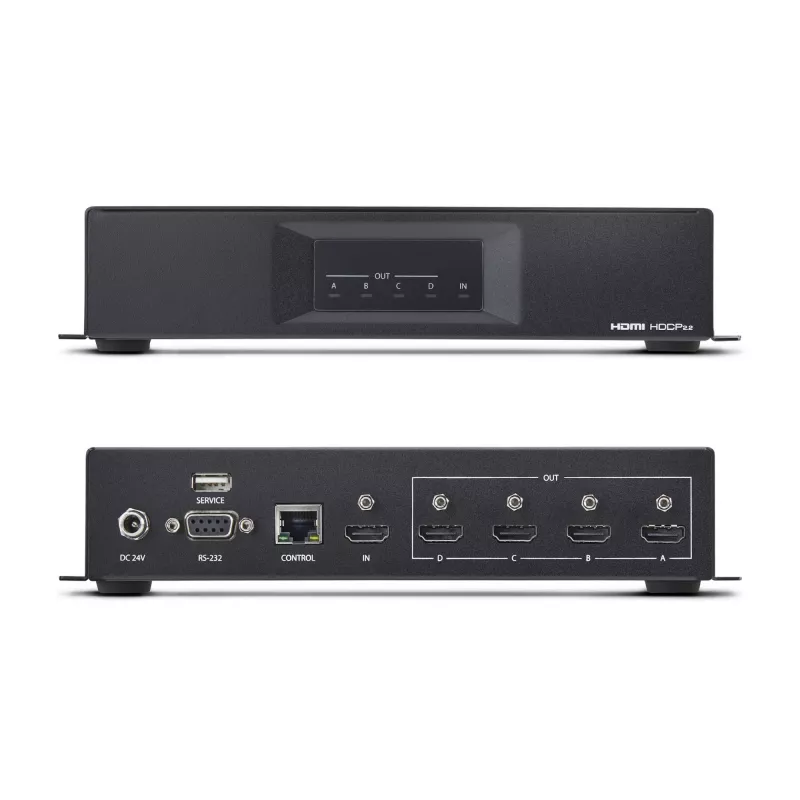 StarTech.com 2x2 HDMI Video Wall Controller - 4K 60Hz HDMI 2.0 Video Input to 4x 1080p Output - Video Wall Processor for Multi Screen Display - Video Wall Splitter - RS232/Ethernet Control
