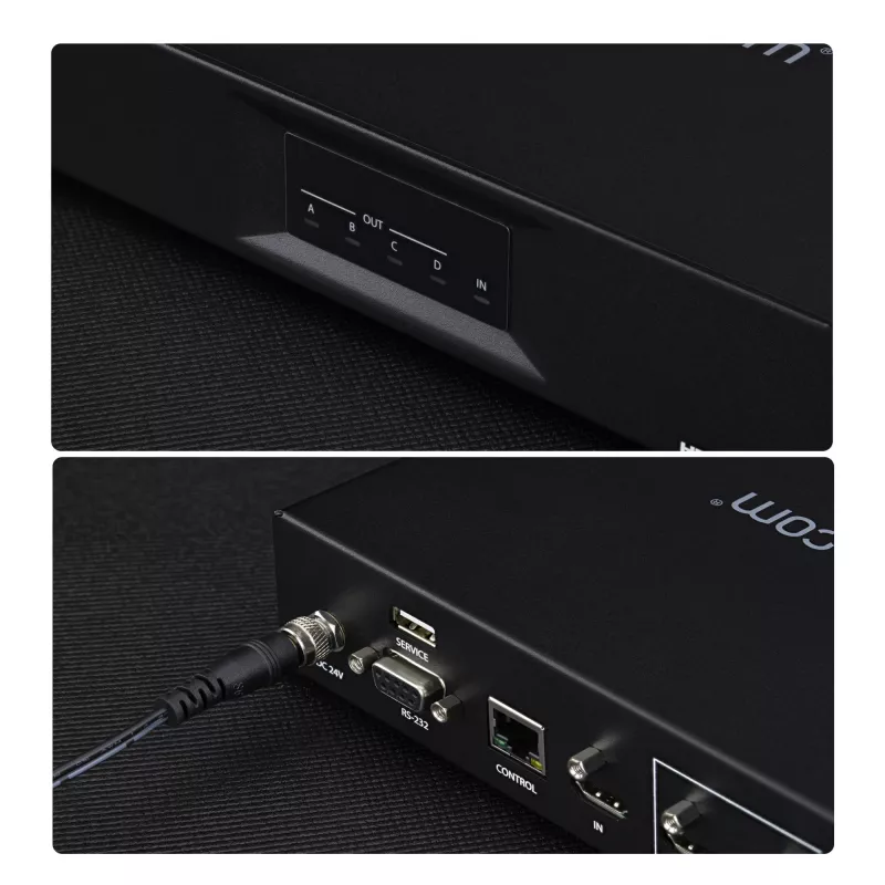 StarTech.com 2x2 HDMI Video Wall Controller - 4K 60Hz HDMI 2.0 Video Input to 4x 1080p Output - Video Wall Processor for Multi Screen Display - Video Wall Splitter - RS232/Ethernet Control